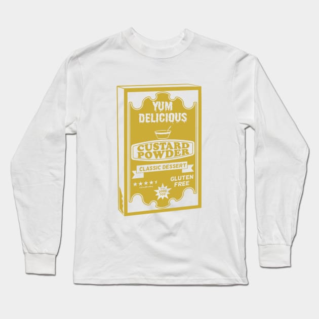 Custard Powder Long Sleeve T-Shirt by mailboxdisco
